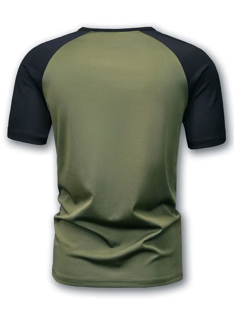 Men's Textured Three-Button Henley Shirt