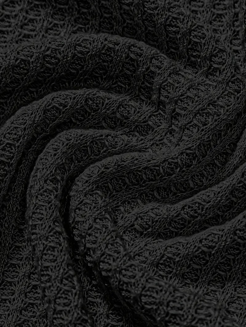 Textured Knit Polo Shirt