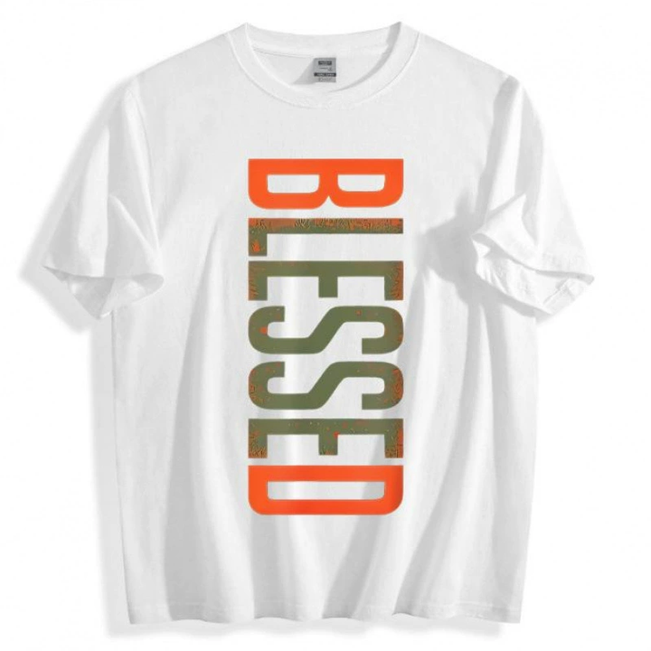 Blessed Vertical Graphic T-Shirt