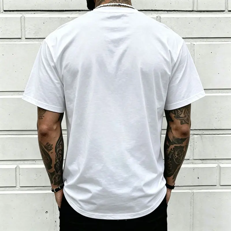 Men's God Over All Streetwear Cotton Tee