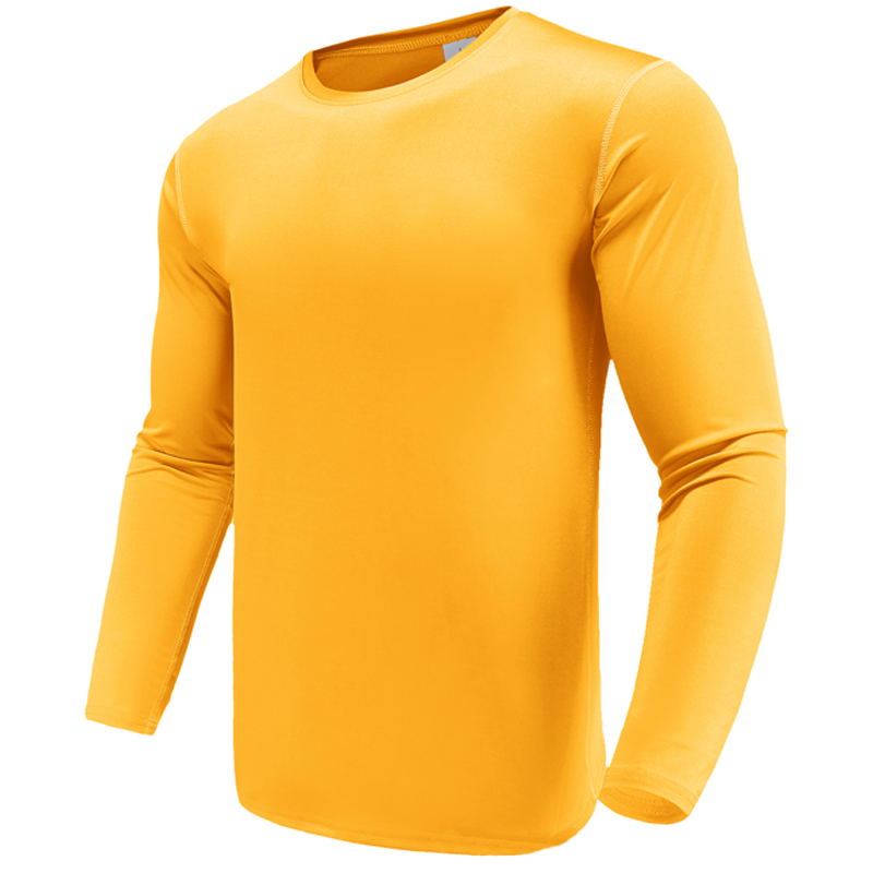 Fitted Long Sleeve Crew Neck Shirt