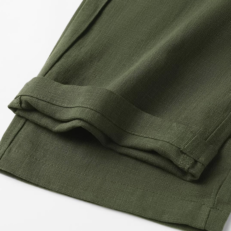 Relaxed Wide-Leg Drawstring Pants