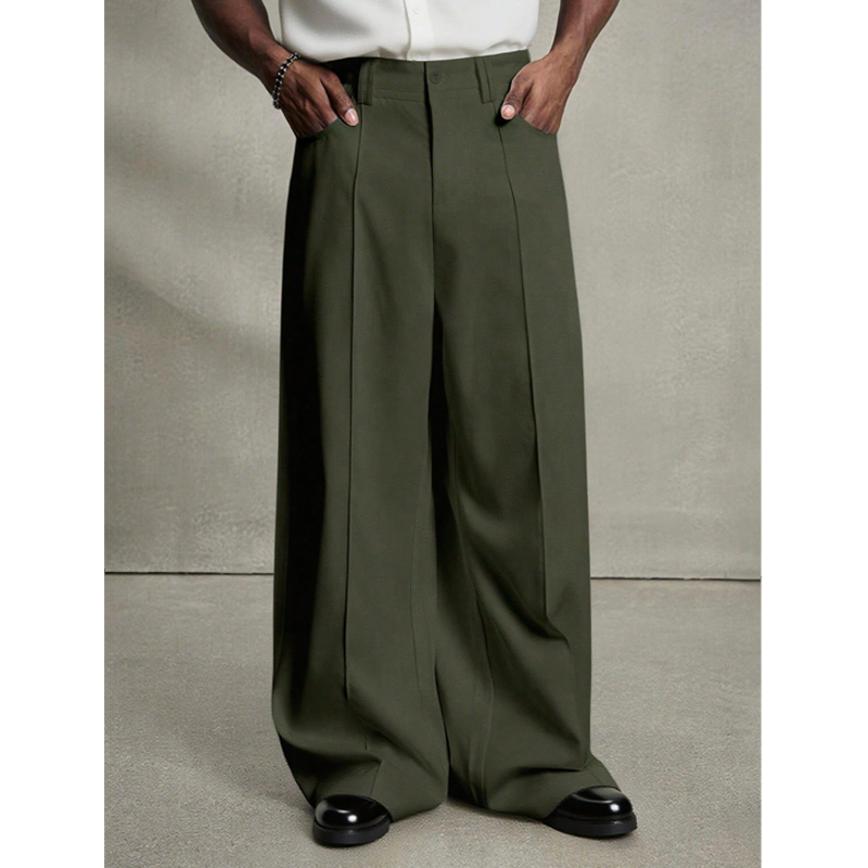 Men's Lightweight Wide-Leg Casual Pants