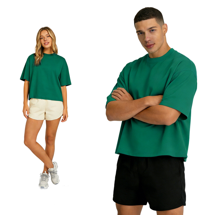 Drop Shoulder Relaxed Fit Casual T-Shirt