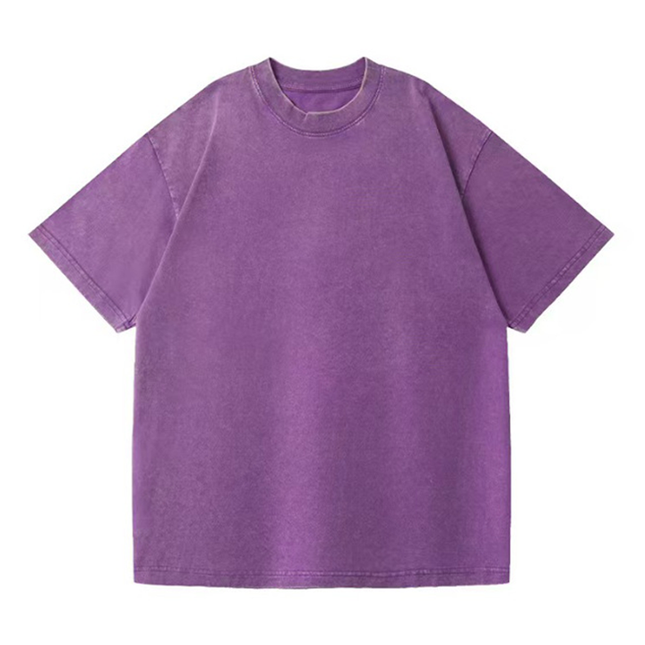 Vintage Distressed Oversized Drop-Shoulder Tee