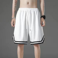 Men's Contrast Trim Basketball Shorts