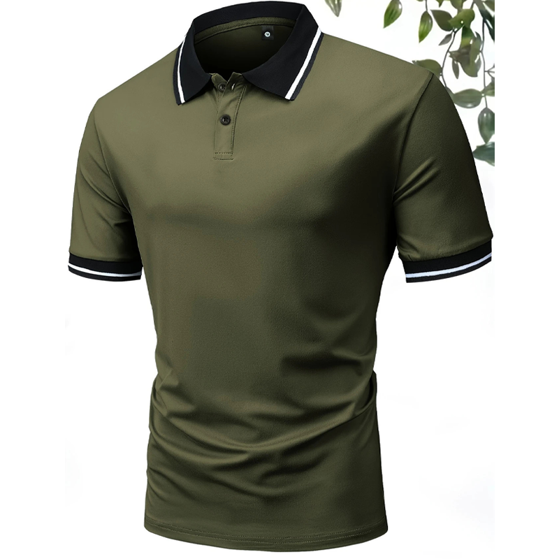 Men's Stretch Short Sleeve Polo Shirt