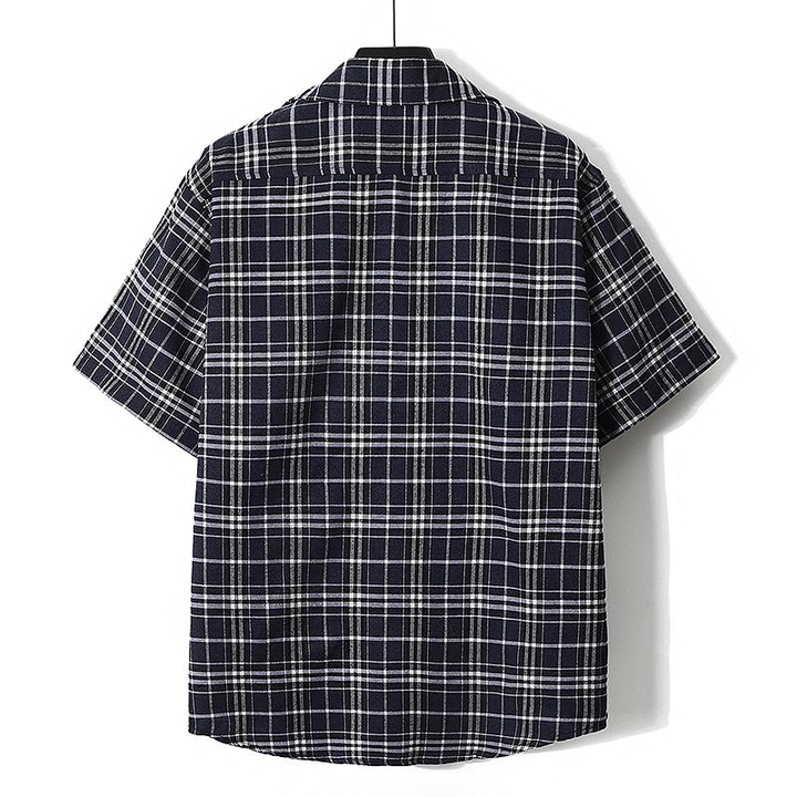 Vintage Plaid Loose-Fit Shirt