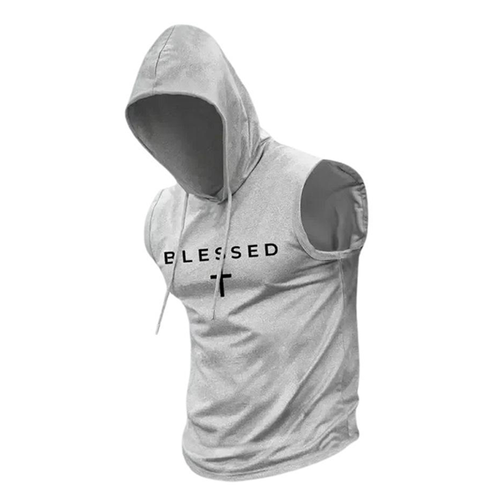 Men's Hooded Gym Vest
