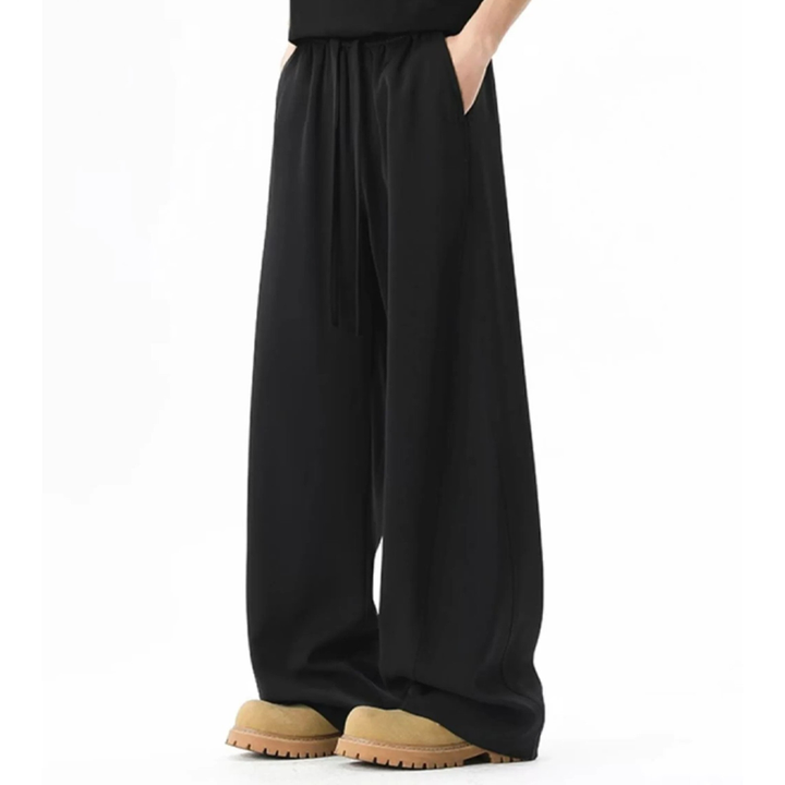 Oversized Draped Wide-Leg Pants