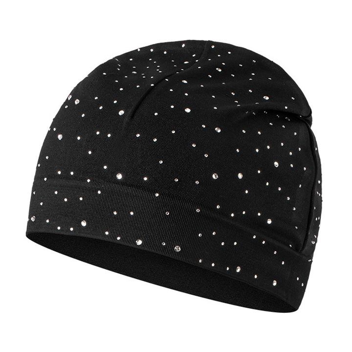 Rhinestone Skull Cap Streetwear Beanie