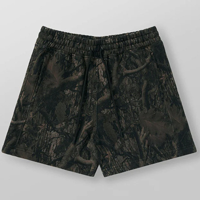 Nature Print Casual Shorts