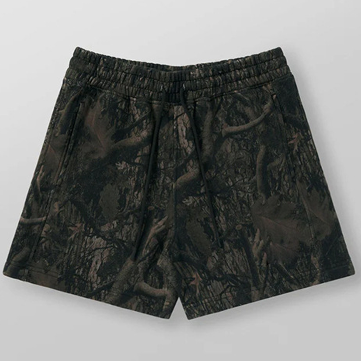 Nature Print Casual Shorts