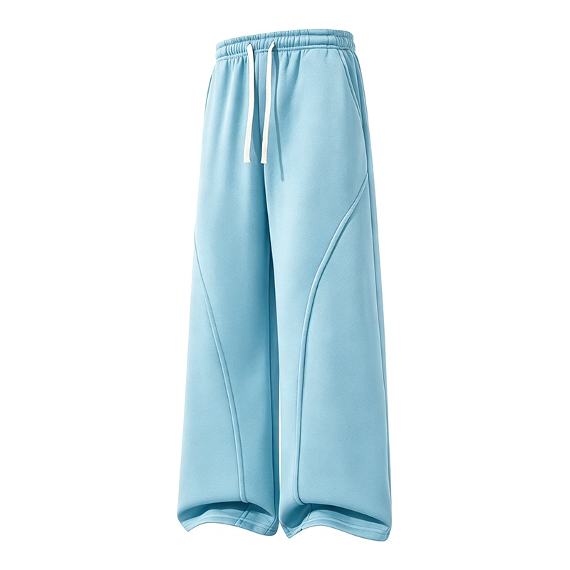 Light-Fleece Wide-Leg Sweatpants
