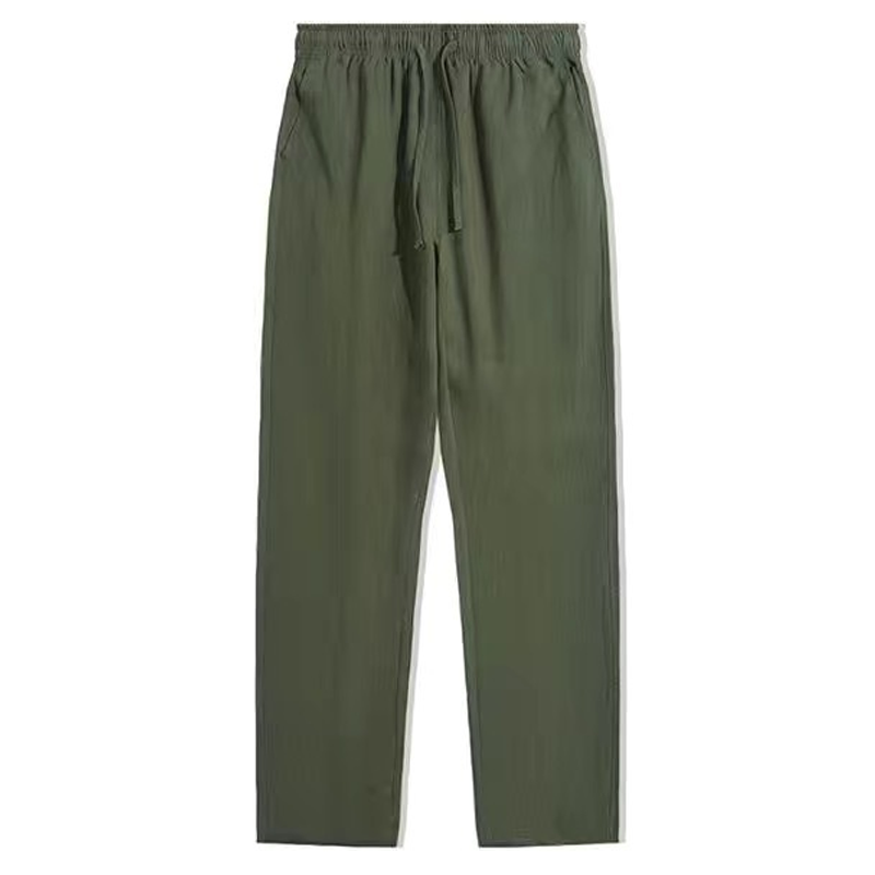 Relaxed Wide-Leg Drawstring Pants