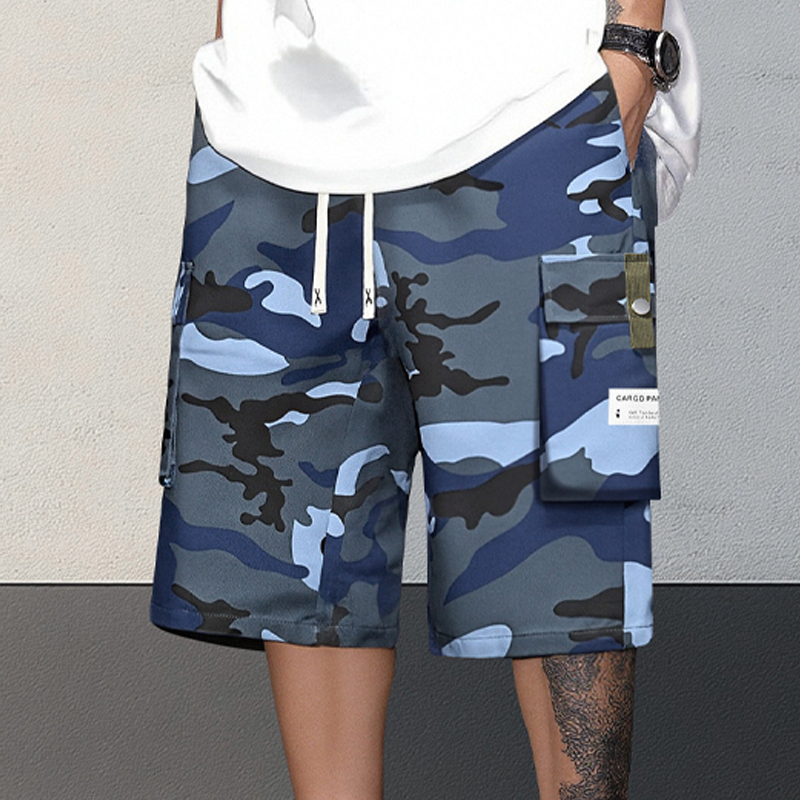 Men's Camo Cargo Shorts With Pockets