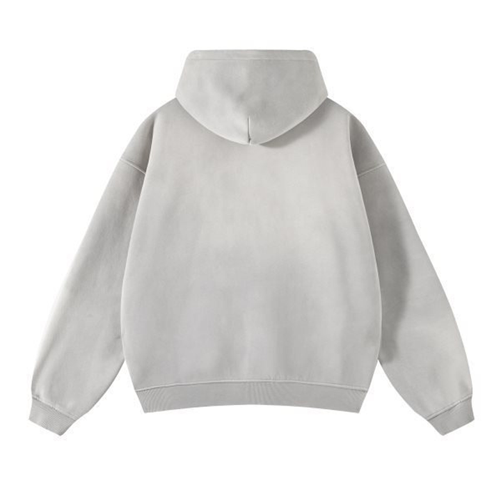 Vintage Washed Oversized Zip Hoodie