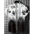 Men's Ombre Floral Casual Shirt