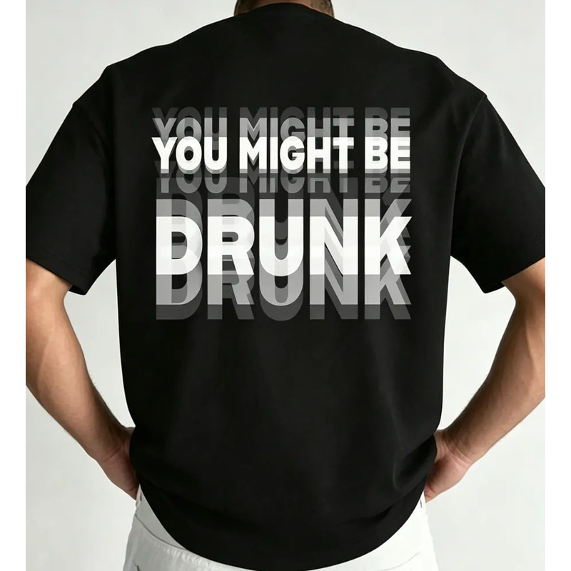 Men's Layered Humor Graphic Tee