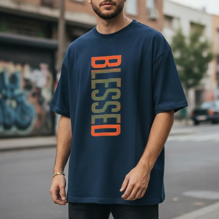 Blessed Vertical Graphic T-Shirt