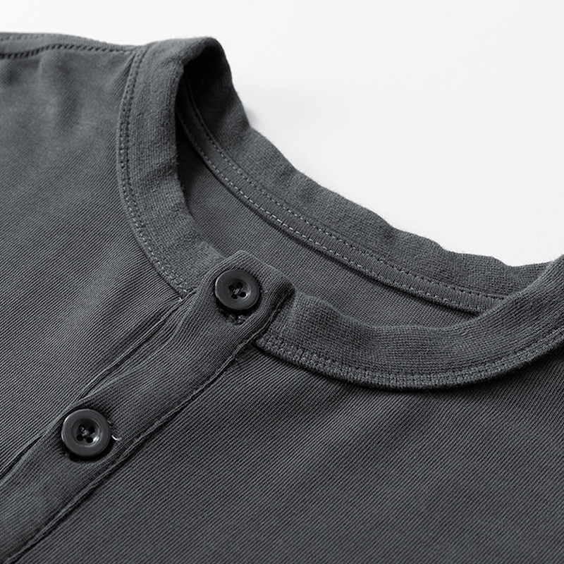 Ribbed Cuff Crewneck Long Sleeve Tee