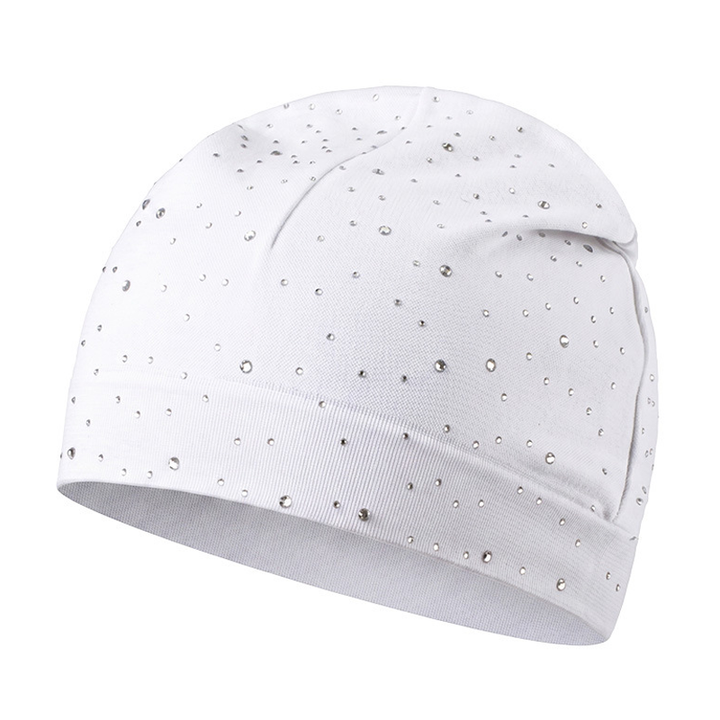 Rhinestone Skull Cap Streetwear Beanie