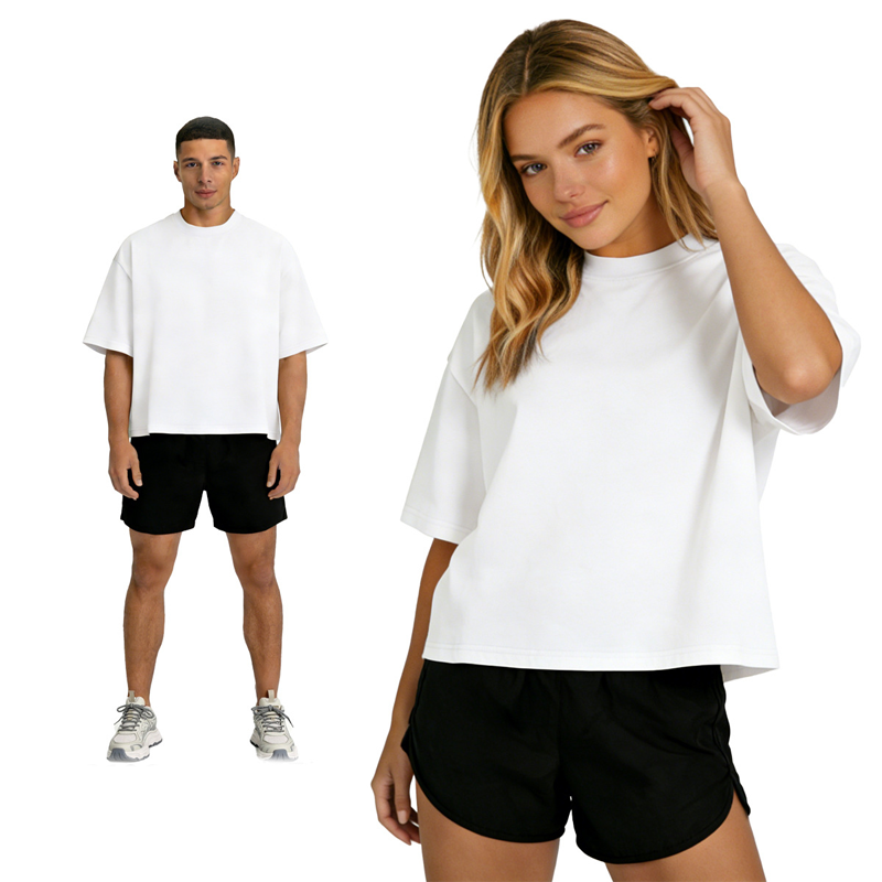 Drop Shoulder Relaxed Fit Casual T-Shirt