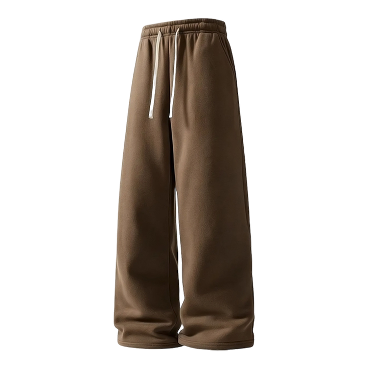 Loose-Fit Straight-Leg Drawstring Pants