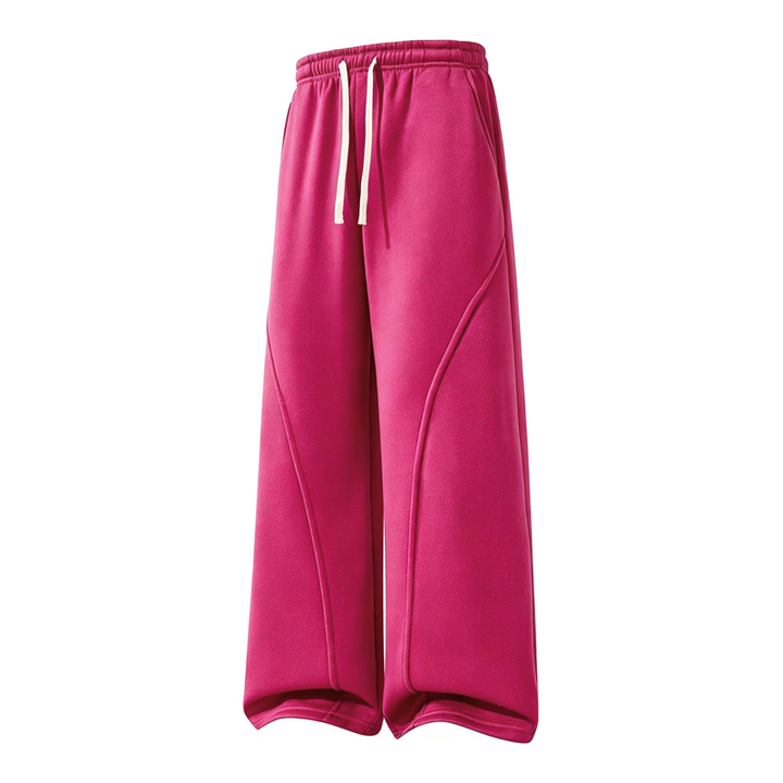 Light-Fleece Wide-Leg Sweatpants