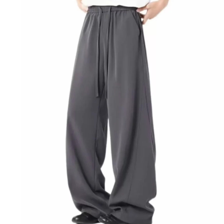 Oversized Draped Wide-Leg Pants