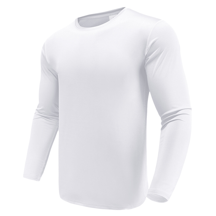 Fitted Long Sleeve Crew Neck Shirt