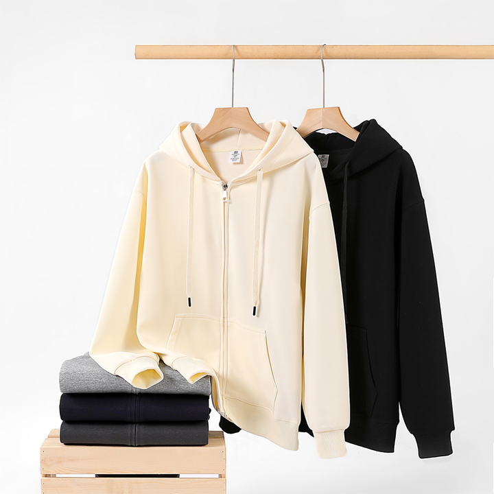 Full Zip Hooded Sweatshirt