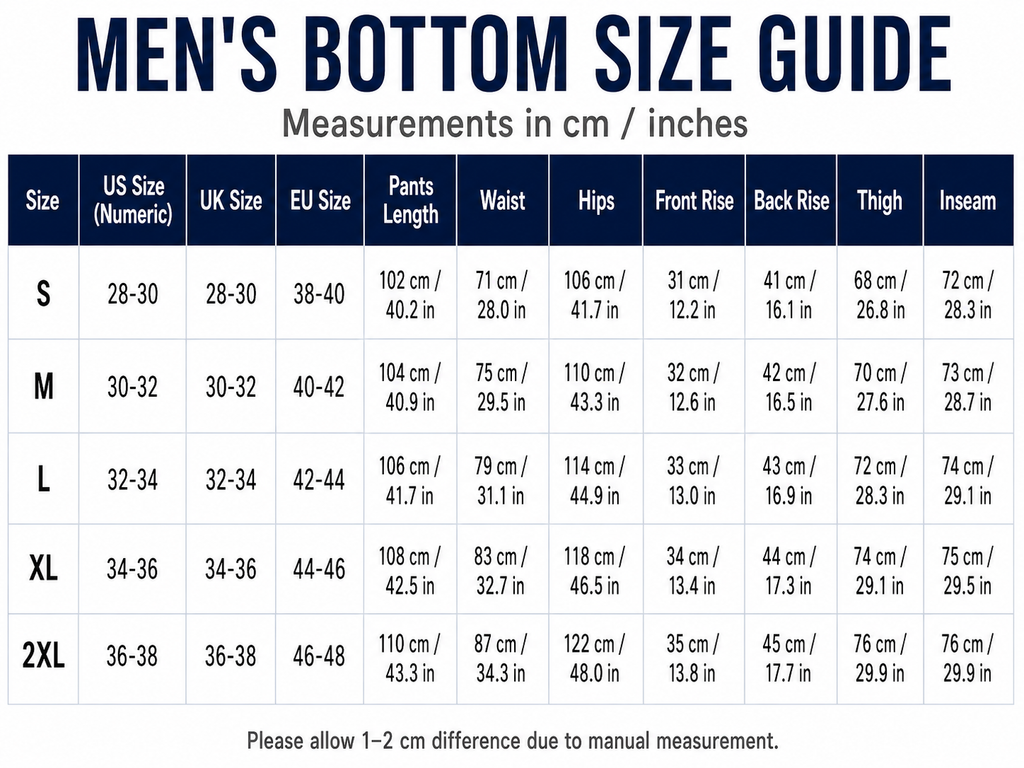 Men's Solid Wide-Leg Baggy Sweatpants