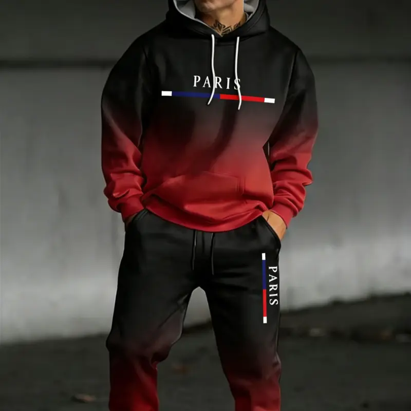 Men's Ombre Hoodie & Jogger Set