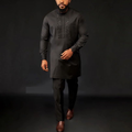 Men's Embroidered Kaftan Pants Set