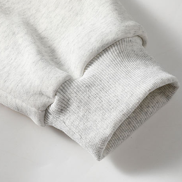Colorblock Fleece-Lined Pullover Hoodie