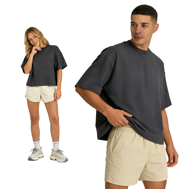 Drop Shoulder Relaxed Fit Casual T-Shirt