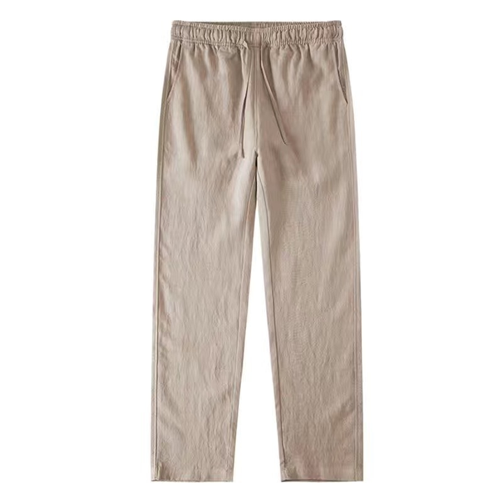 Relaxed Wide-Leg Drawstring Pants