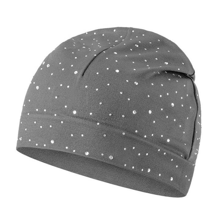 Rhinestone Skull Cap Streetwear Beanie