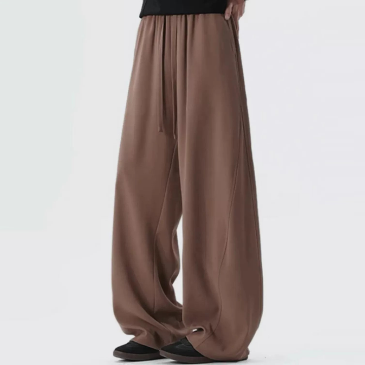 Oversized Draped Wide-Leg Pants