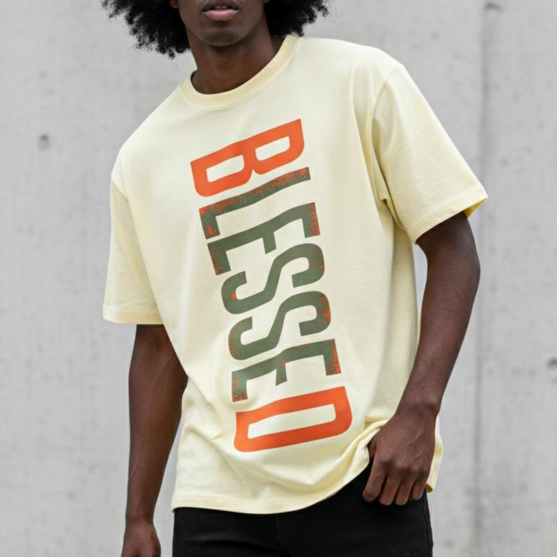 Blessed Vertical Graphic T-Shirt