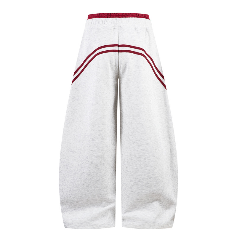 Wide Leg Side Stripe Sweatpants