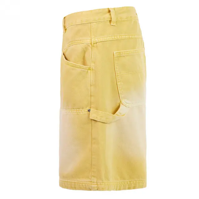Vintage Multi-Pocket Denim Cargo Shorts