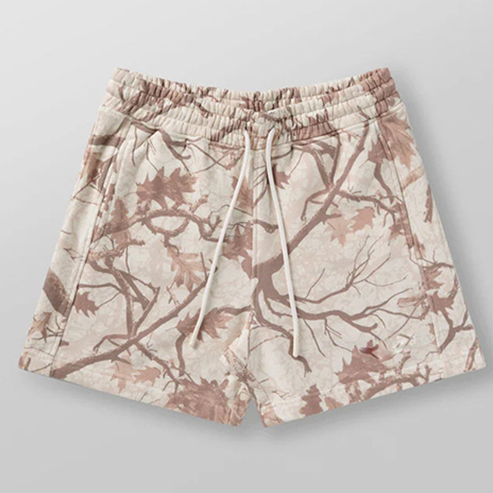 Nature Print Casual Shorts