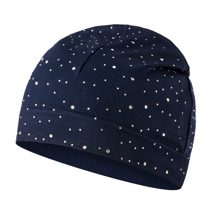 Rhinestone Skull Cap Streetwear Beanie