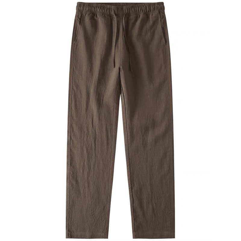 Relaxed Wide-Leg Drawstring Pants