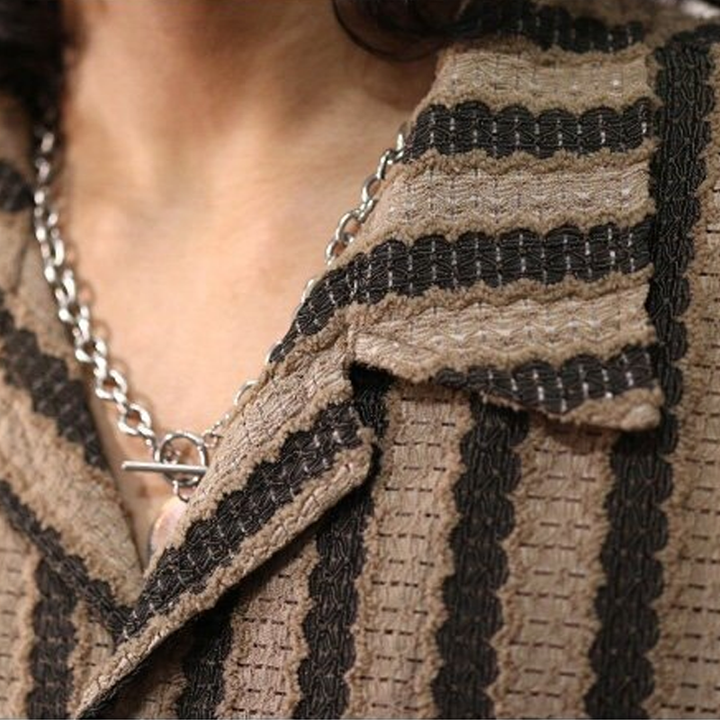 Textured Short Sleeve Button-Up Shirt