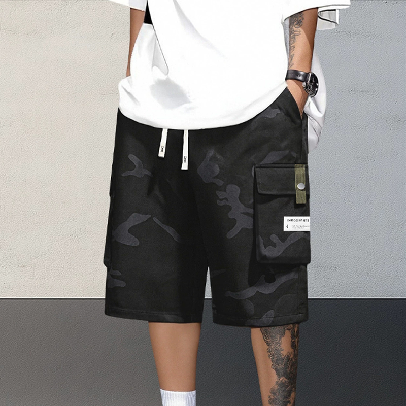 Men's Camo Cargo Shorts With Pockets