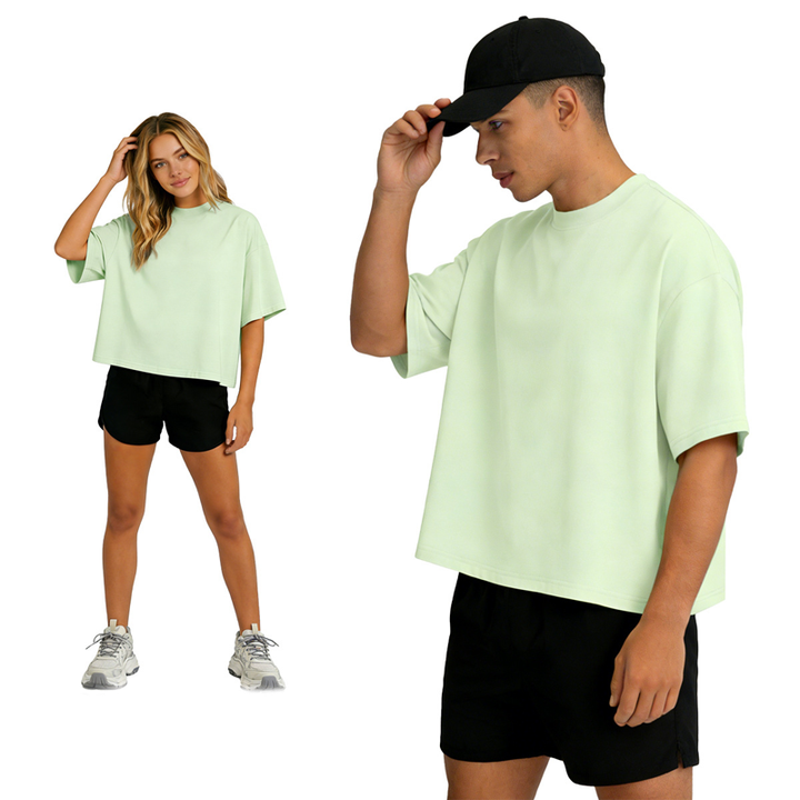 Drop Shoulder Relaxed Fit Casual T-Shirt
