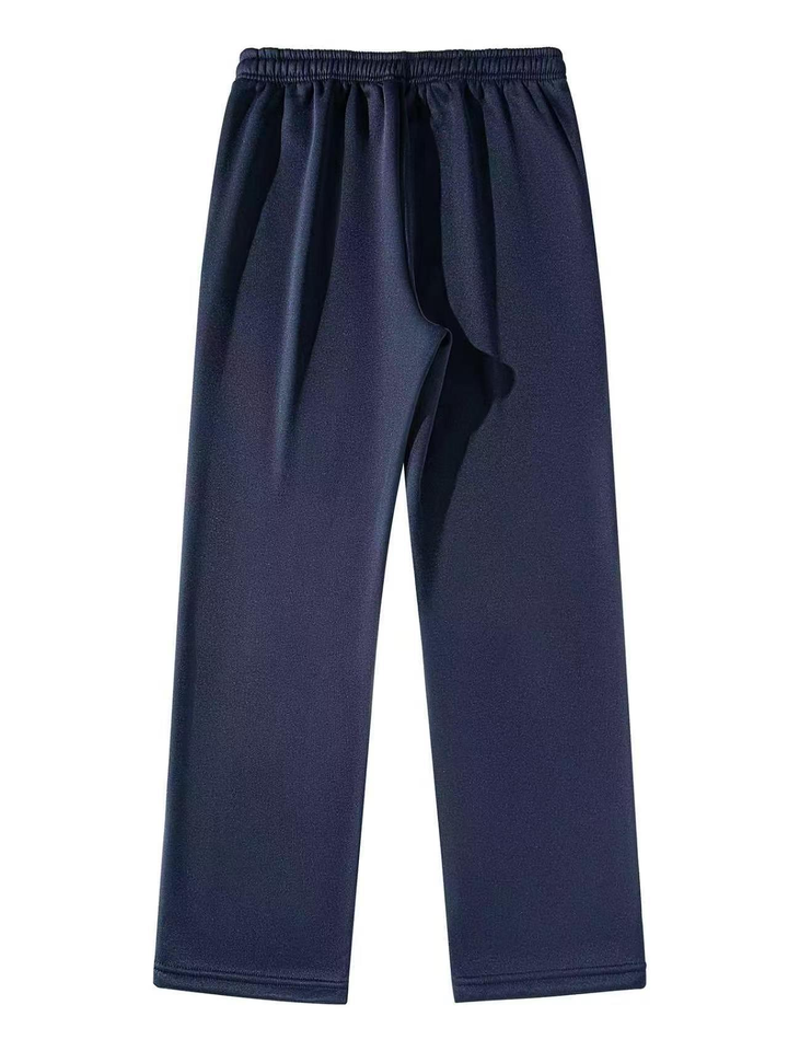 Light-Fleece Wide-Leg Sweatpants